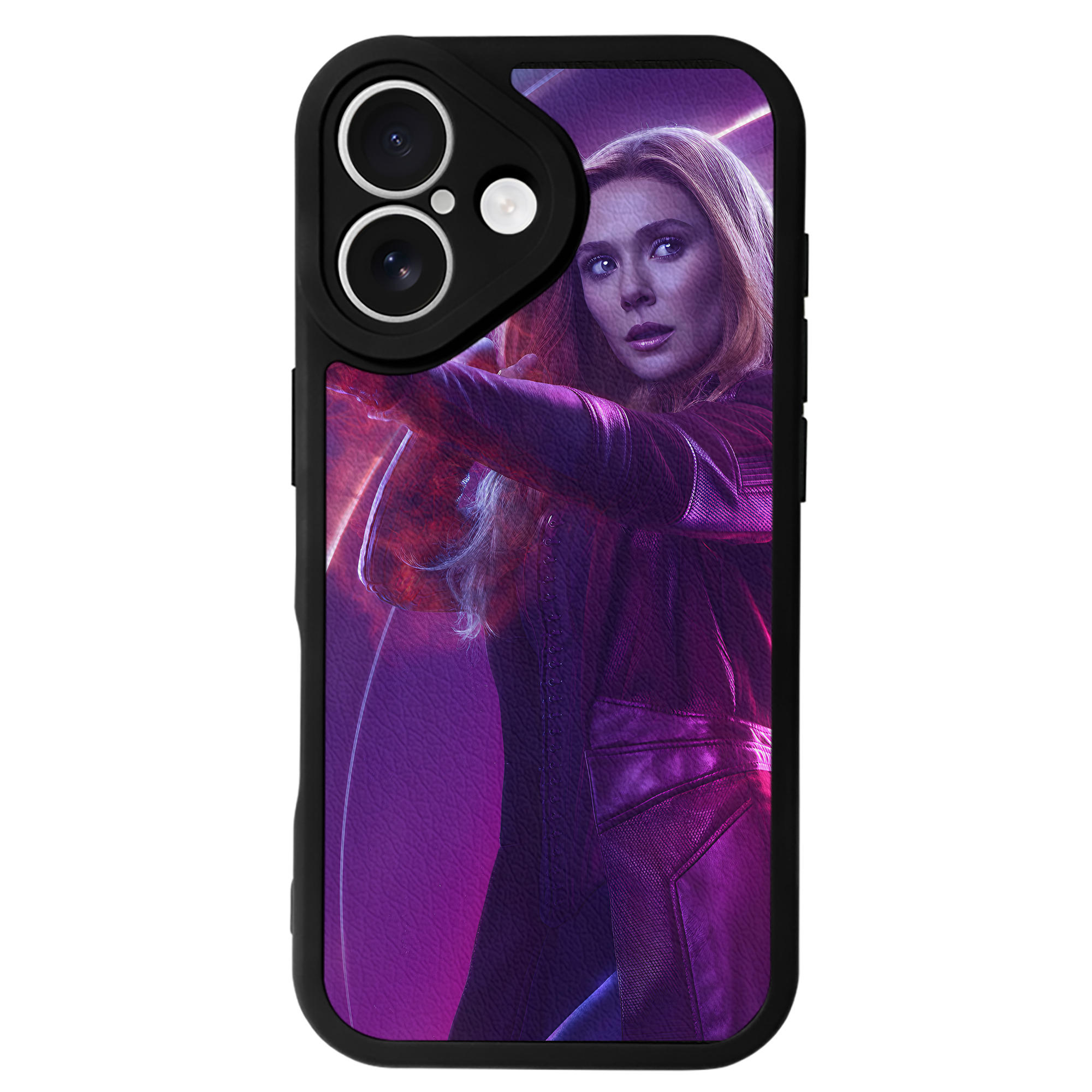（画像用） アベンジャーズ The Avengers 【iPhone 16シリーズ対応】シリコンスマホケース（レザー調） 材質：シリコン